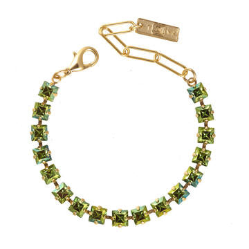 Athena Bracelet in Peridot Brandy