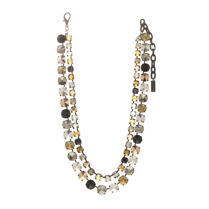 Gweneth Necklace in Mixed Metallics - Smutt Plating