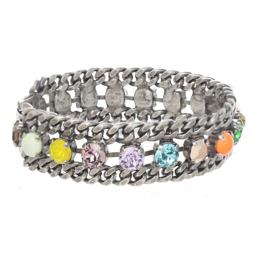 Maeve Bracelet in Antique Silver Multi