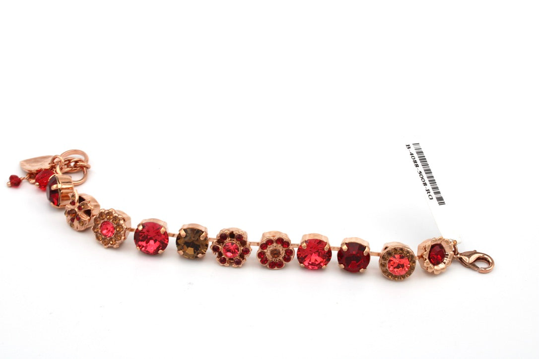 Bonfire 11MM Bow Bracelet in Rose Gold