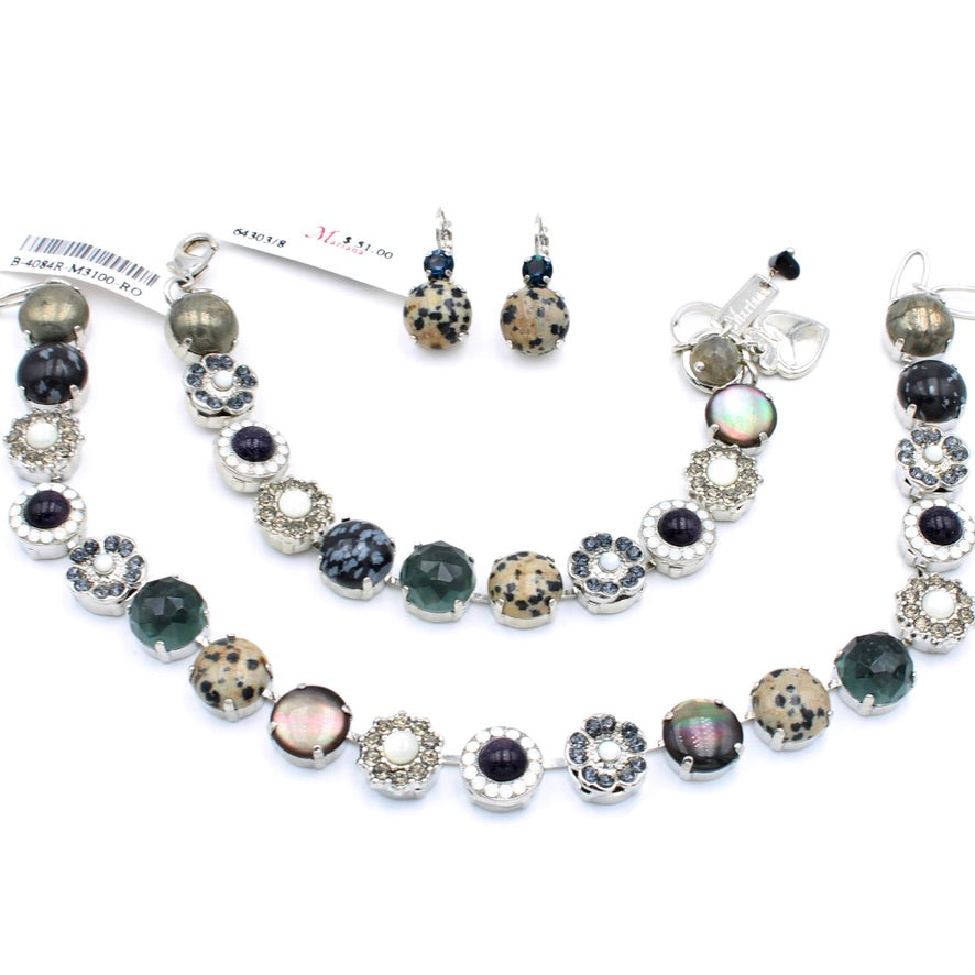 Nightfall Large Rosette Necklace