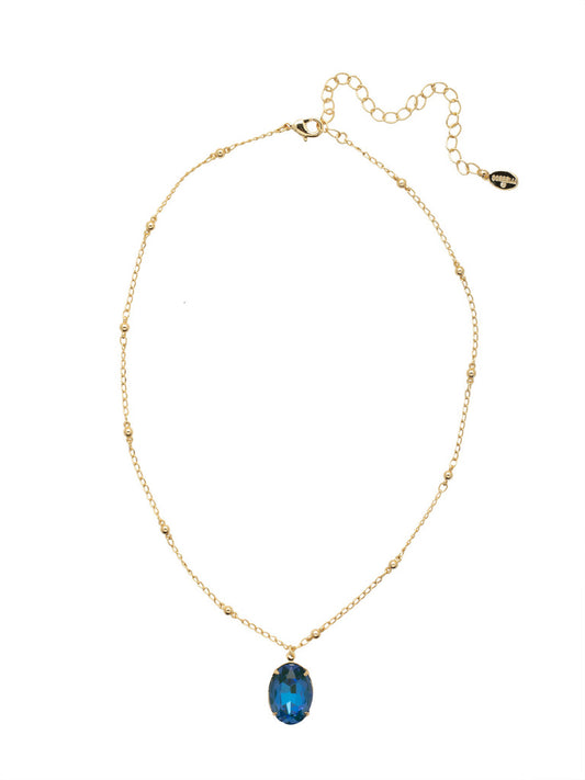 Leslie Short Pendant Necklace in South Pacific by Sorrelli