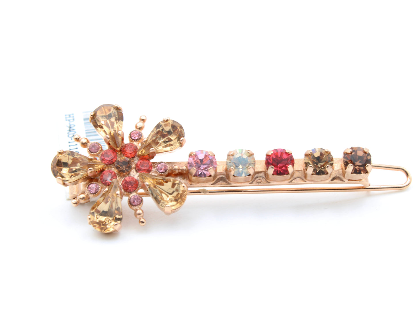 Gingerbread Collection Barrette in Rose Gold