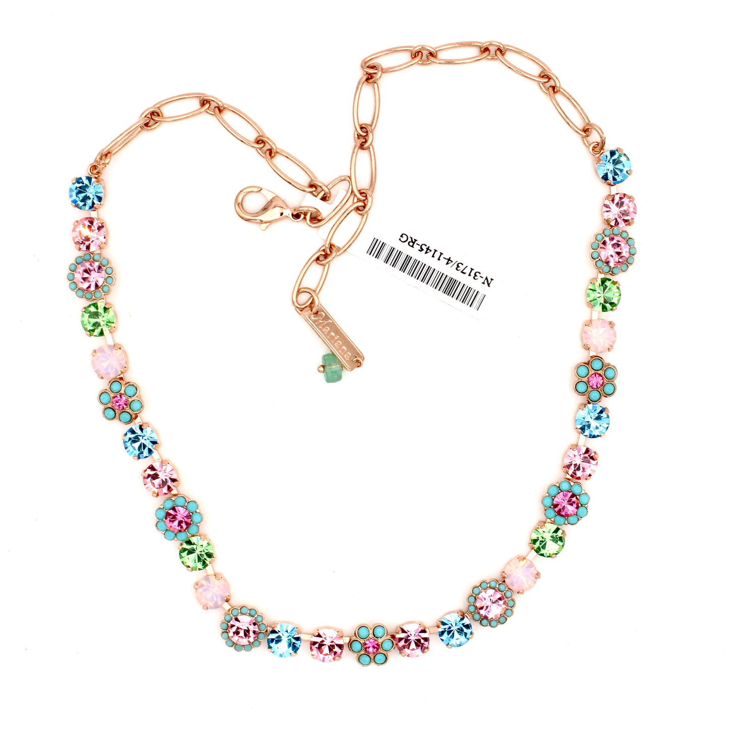 Funfetti Collection Must Have Blossom Necklace in Rose Gold