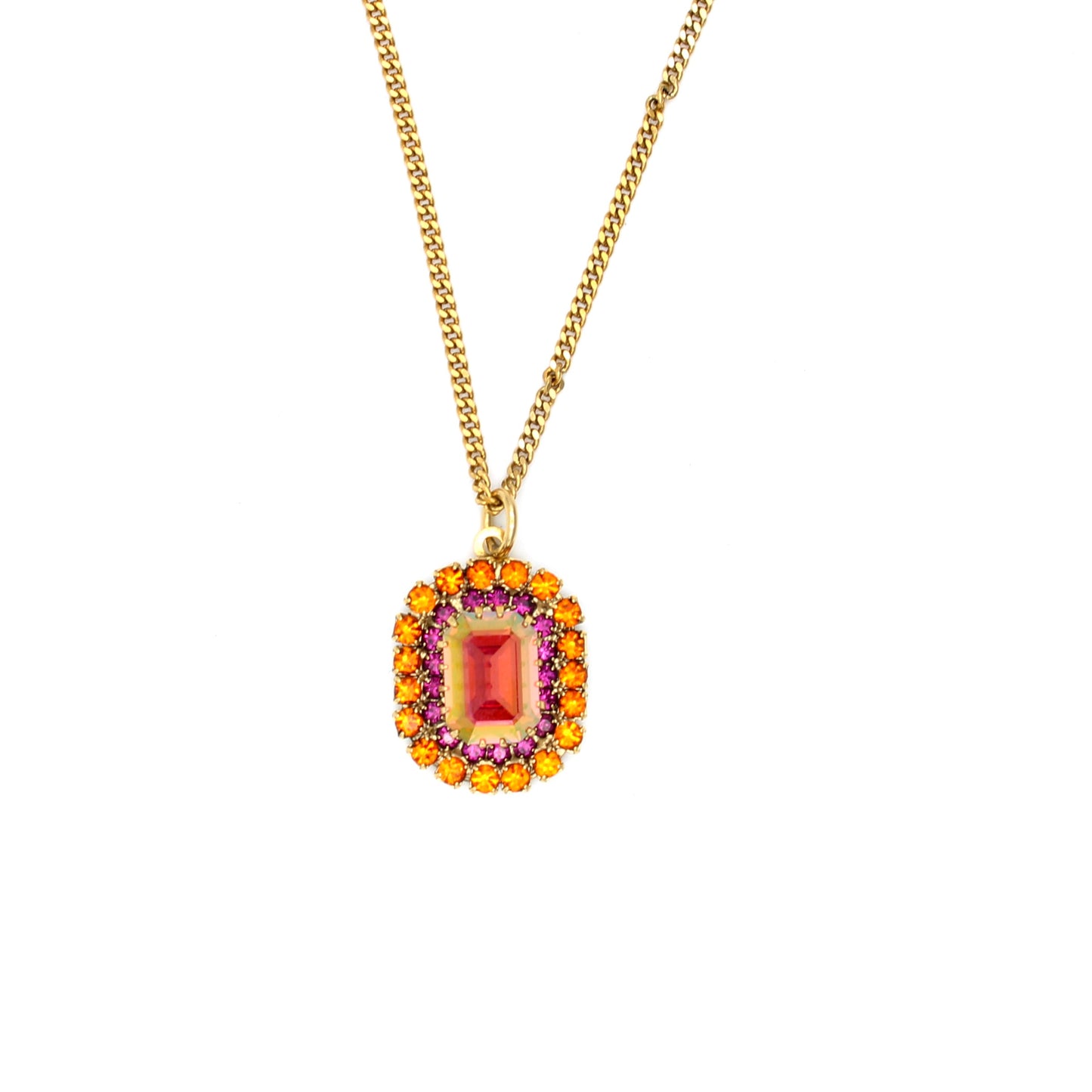 Emma Necklace in Rose Brandy