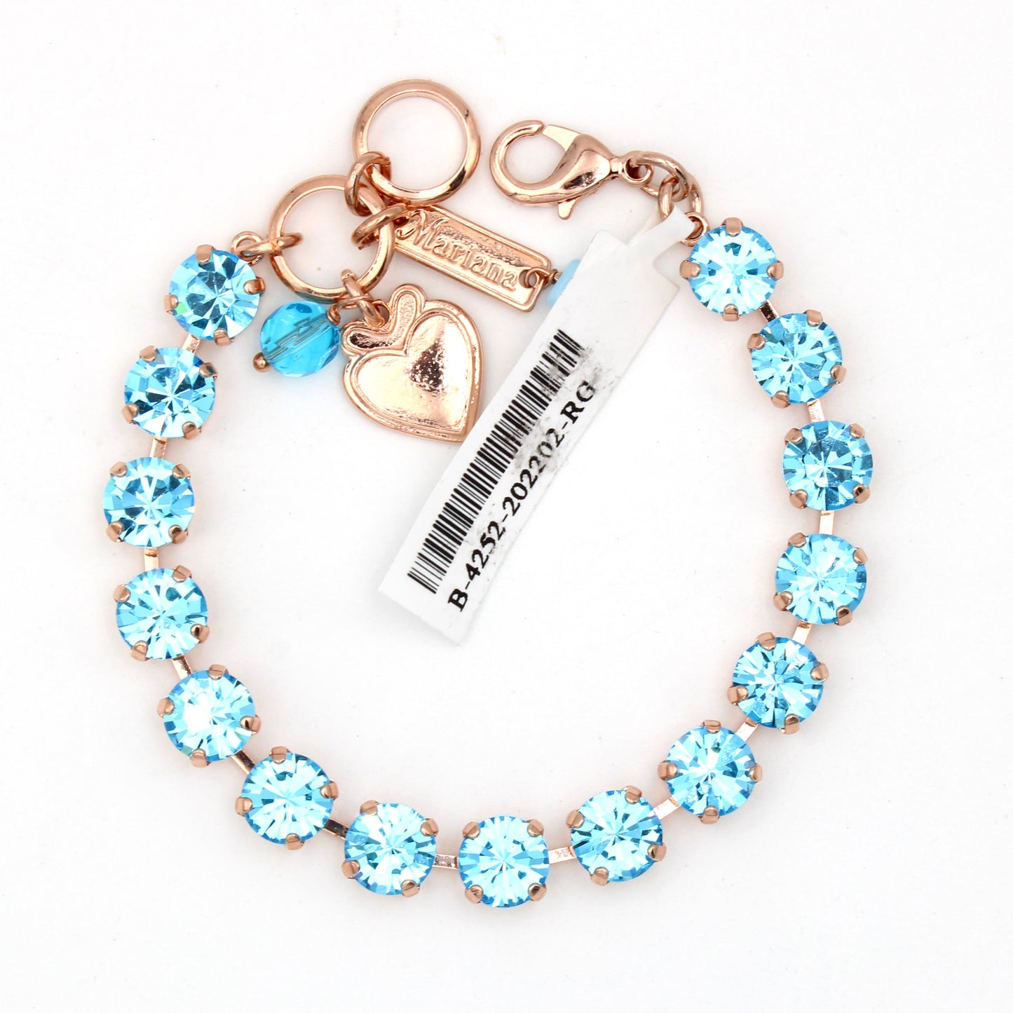 Aquamarine Must Have Everyday Bracelet in Rose Gold - MaryTyke's