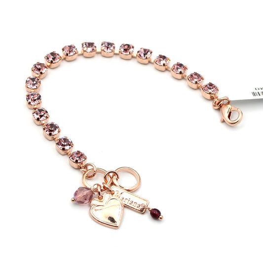 Light Amethyst 6MM Everyday Bracelet in Rose Gold