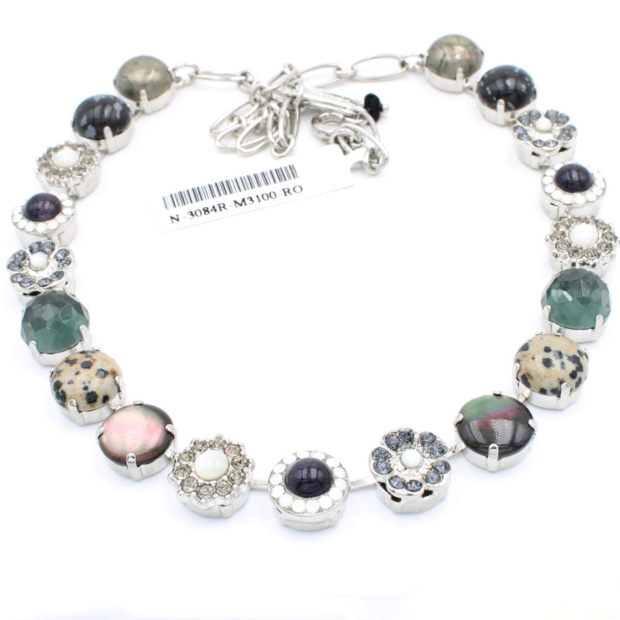 Nightfall Large Rosette Necklace