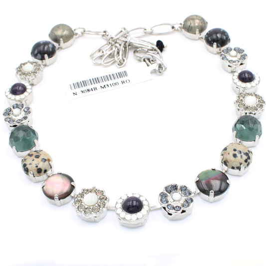 Nightfall Large Rosette Necklace