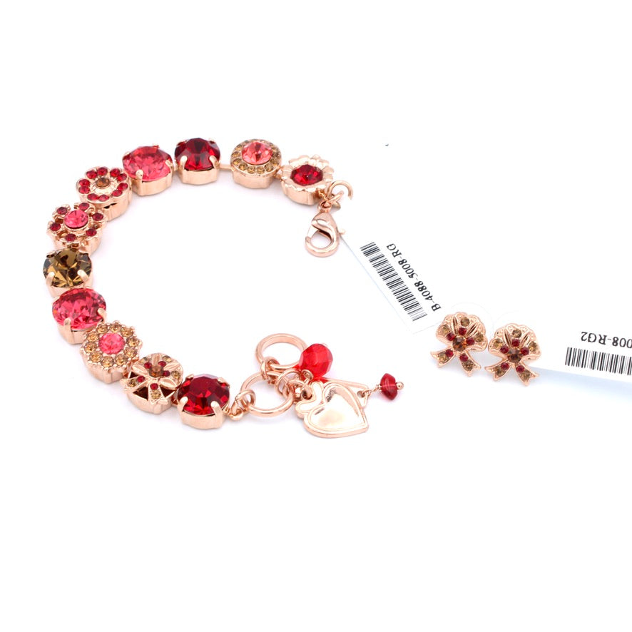 Bonfire 11MM Bow Bracelet in Rose Gold