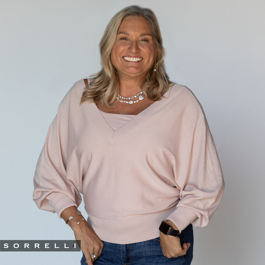 Venus Tennis Necklace in Pink Ombre by Sorrelli