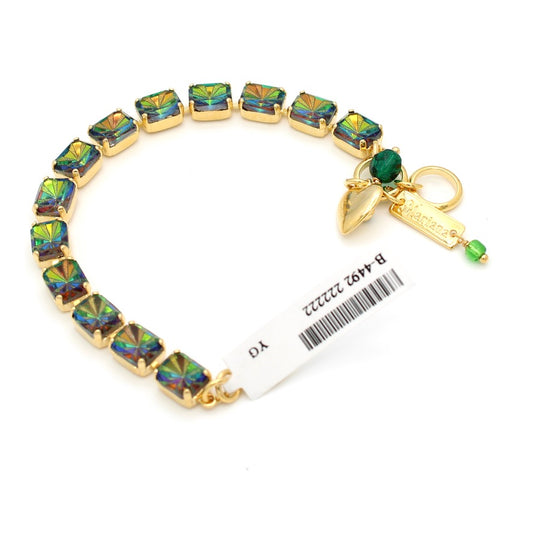 Volcano (Vitral Medium) Emerald Cut Bracelet in Gold