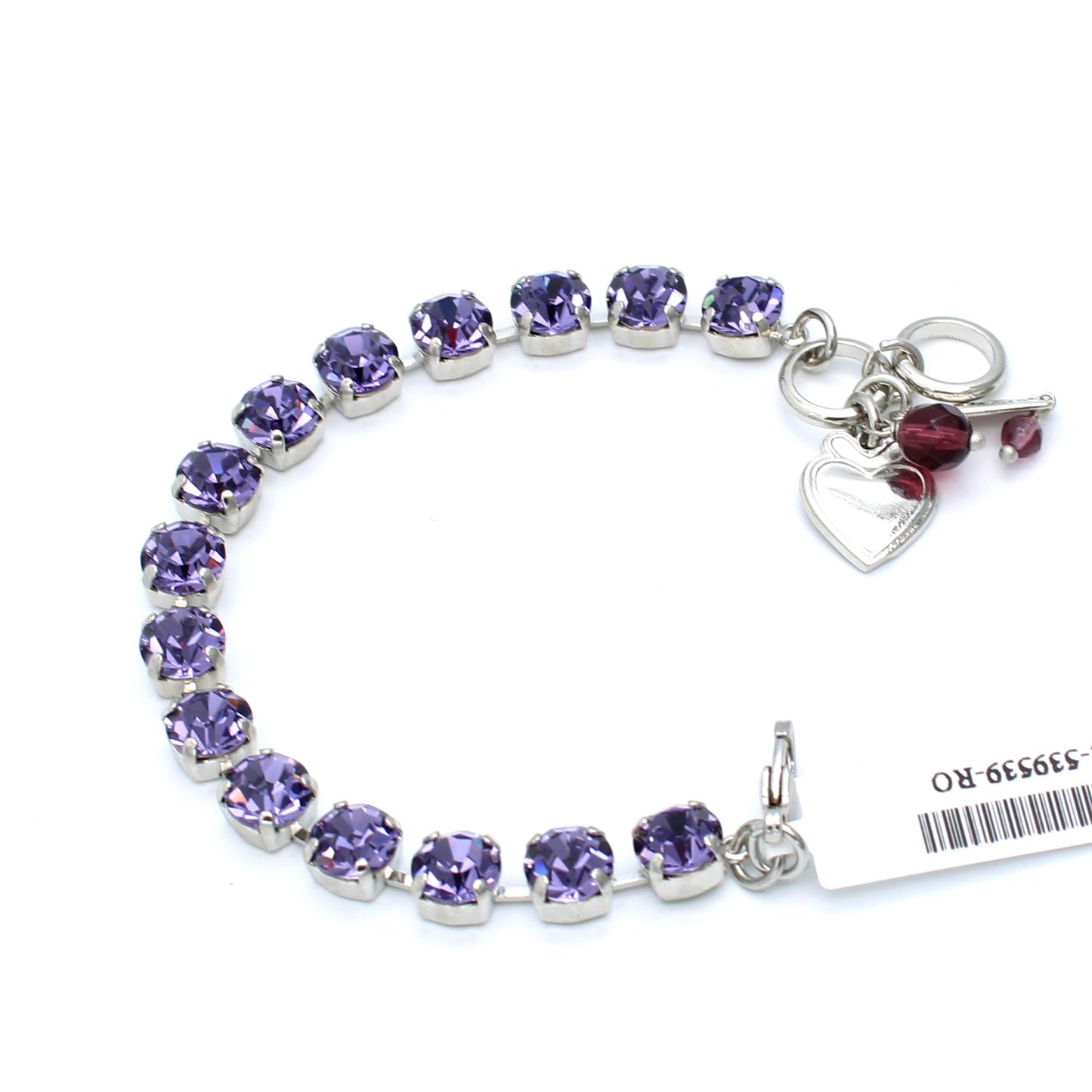 Tanzanite Medium Bracelet in Rhodium