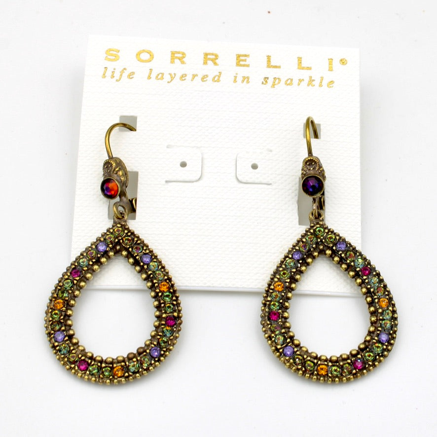 Classic Oval Statement Earrings in Volcano by Sorrelli
