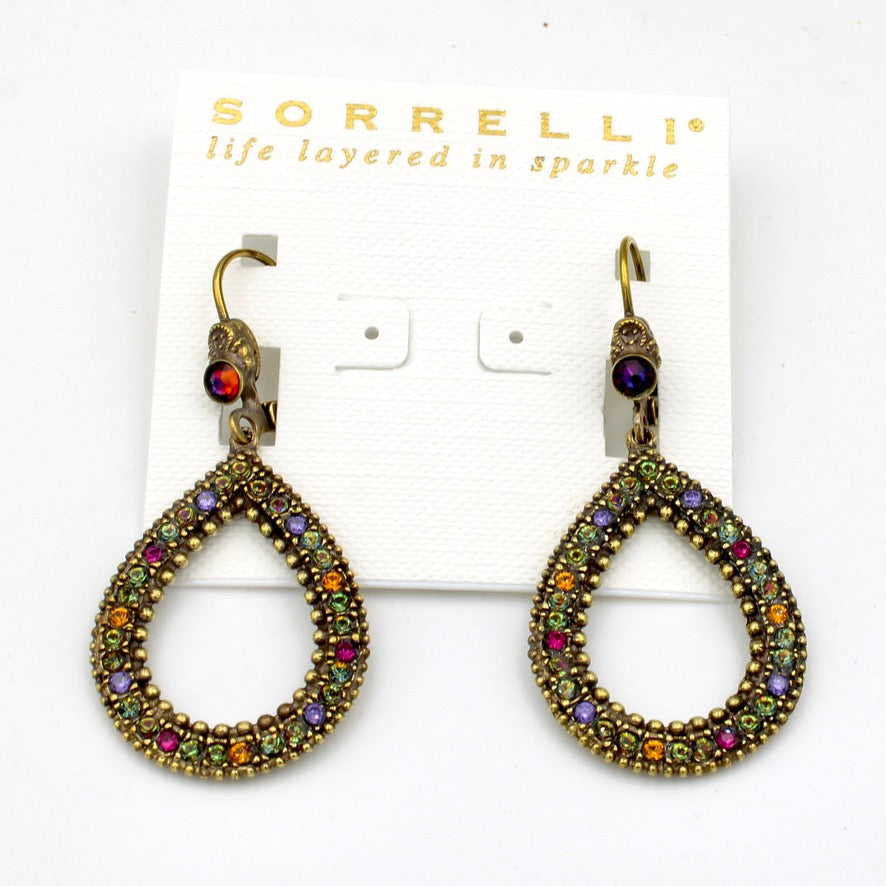 Classic Oval Statement Earrings in Volcano by Sorrelli - MaryTyke's