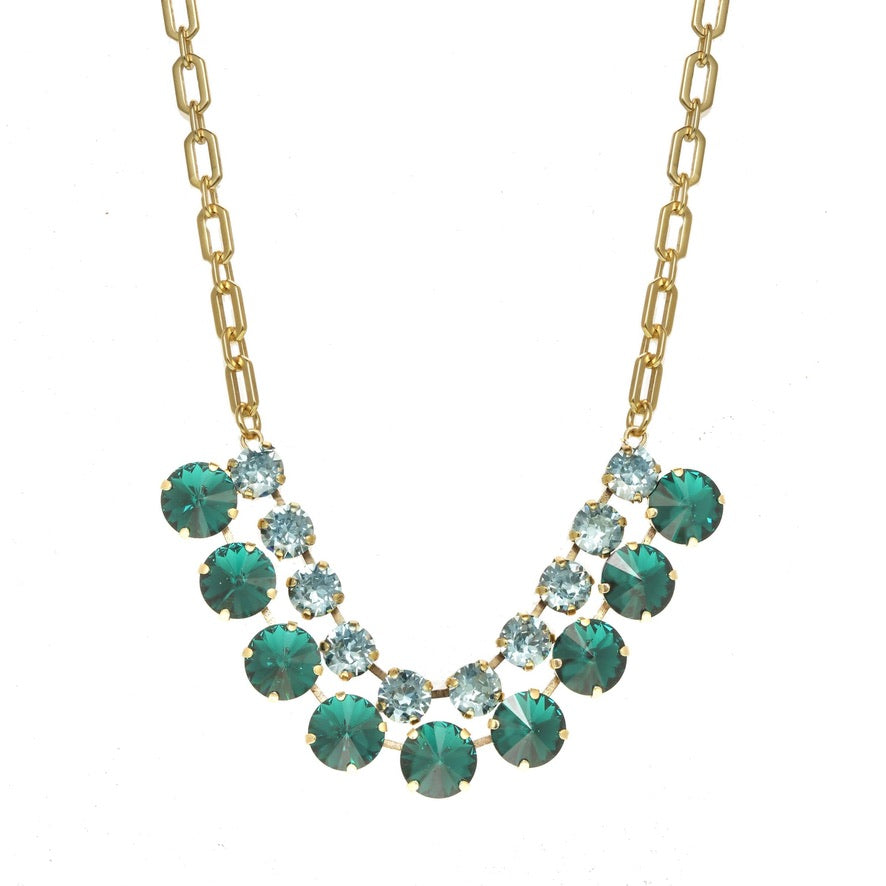 Vivica Necklace in Emerald