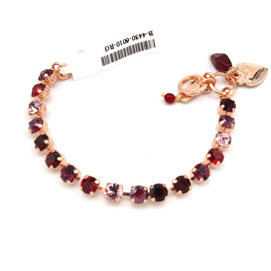 Cranberry Crush 6MM Everyday Bracelet in Rose Gold