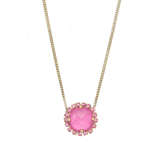 Cambrie Necklace in Pink