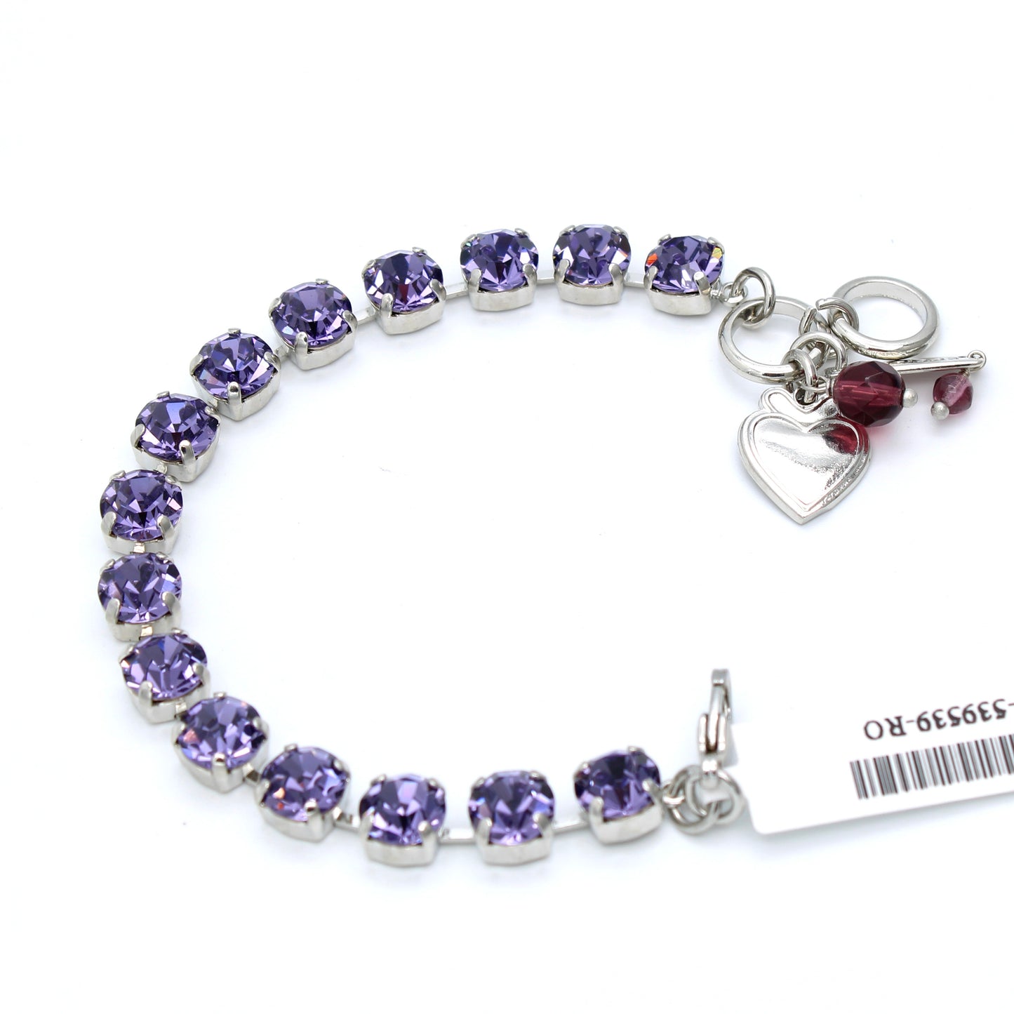 Tanzanite Medium Bracelet in Rhodium