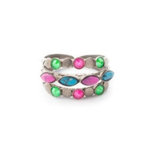 Wild Watermelon Somer Stack Ring by Sorrelli - MaryTyke's