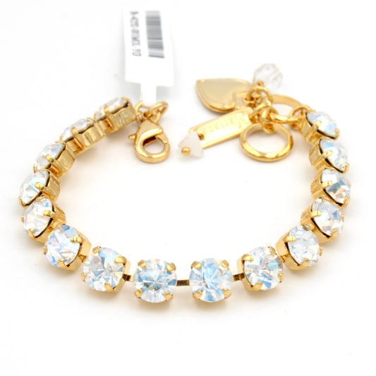 Crystal Moonlight Medium Everyday Bracelet in Yellow Gold - MaryTyke's