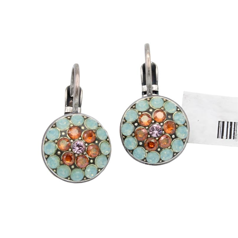 Friendship Collection Petite Pave Earrings in Silver by Mariana