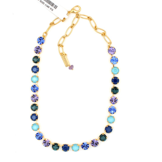 Electric Blue Collection Must Have Everyday Necklace in Yellow Gold - MaryTyke's