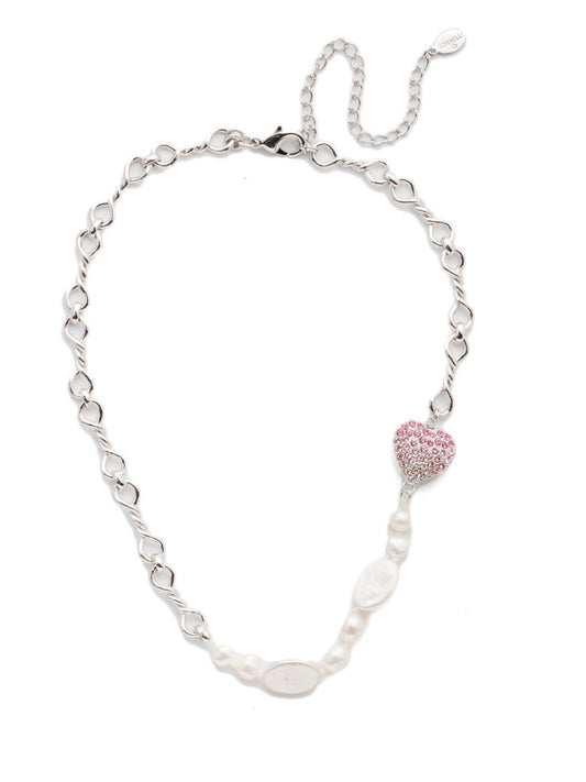 Venus Tennis Necklace in Pink Ombre by Sorrelli