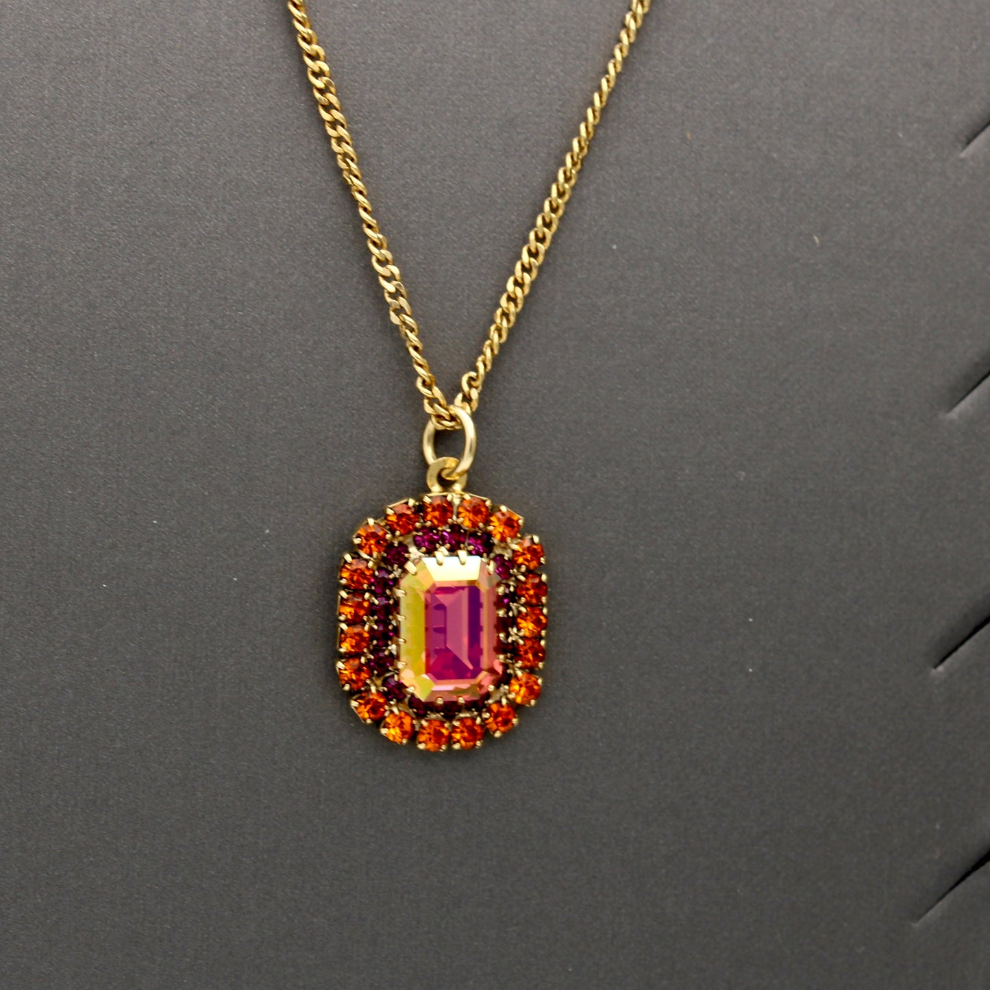 Emma Necklace in Rose Brandy
