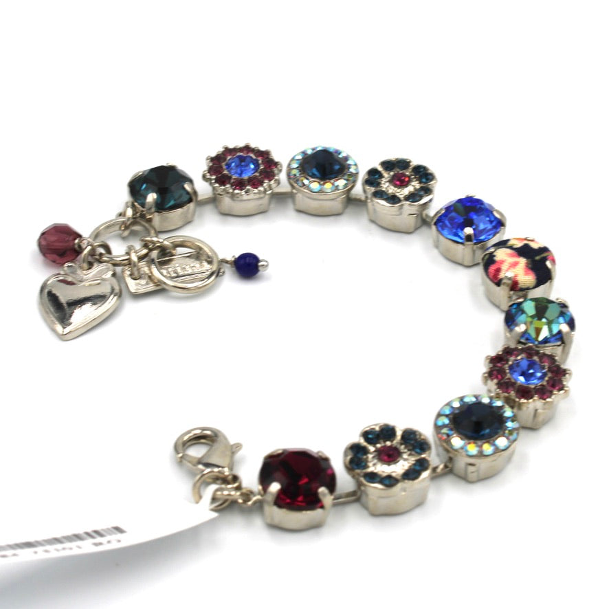 Happy Hour Fabric and Crystal Bracelet