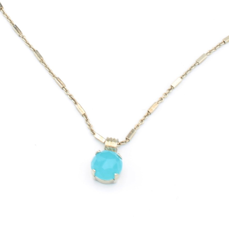 Blue Quartz Pendant Necklace