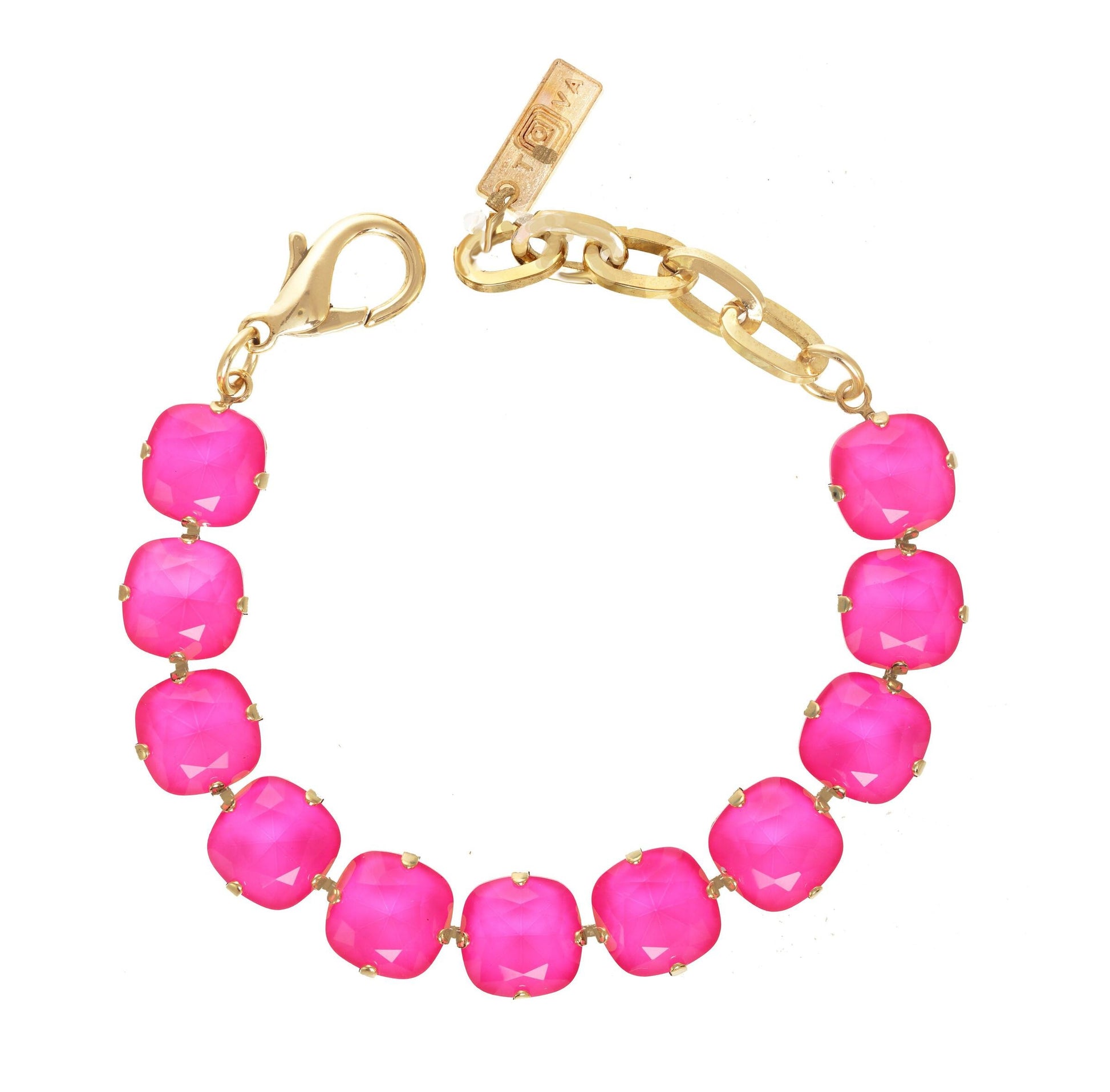 Indra Bracelet in Electric Pink - MaryTyke's