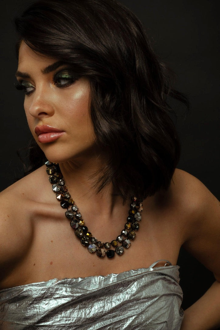 Gweneth Necklace in Mixed Metallics - Smutt Plating