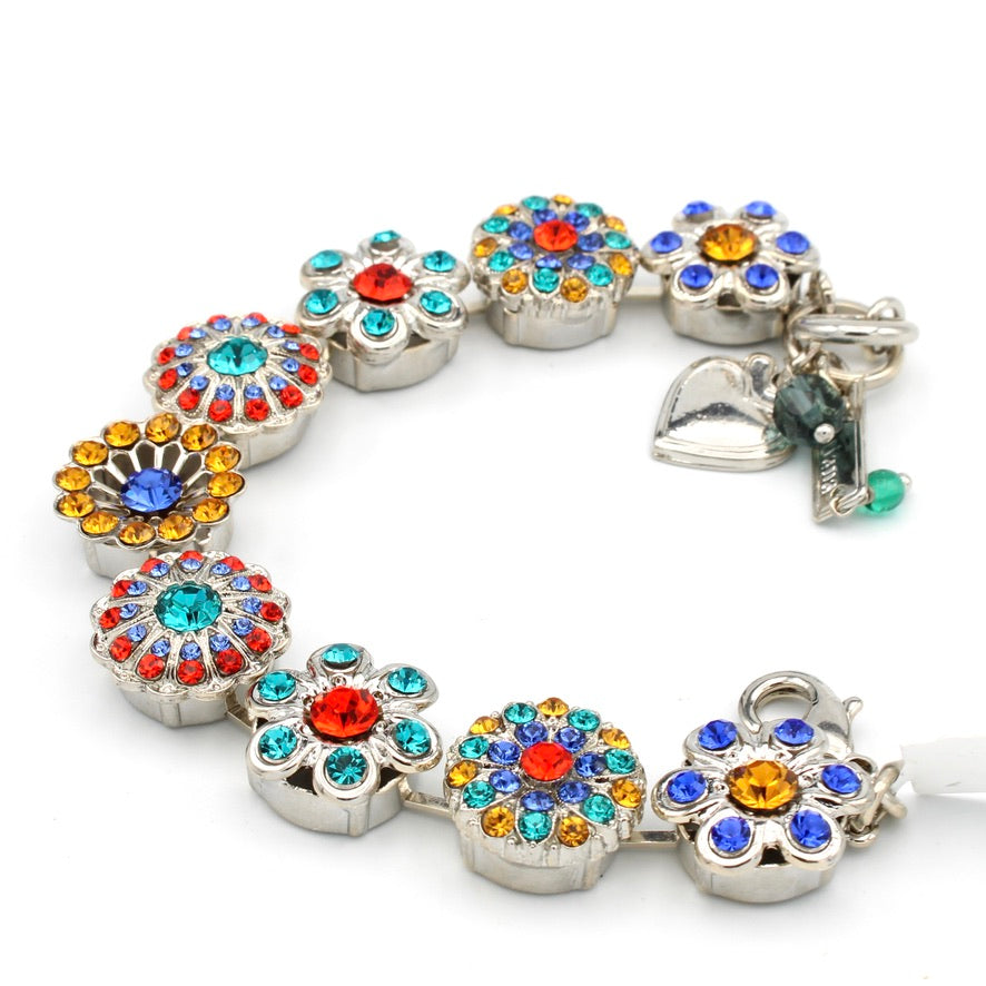Kaleidoscope Collection Signature Bracelet in Rhodium