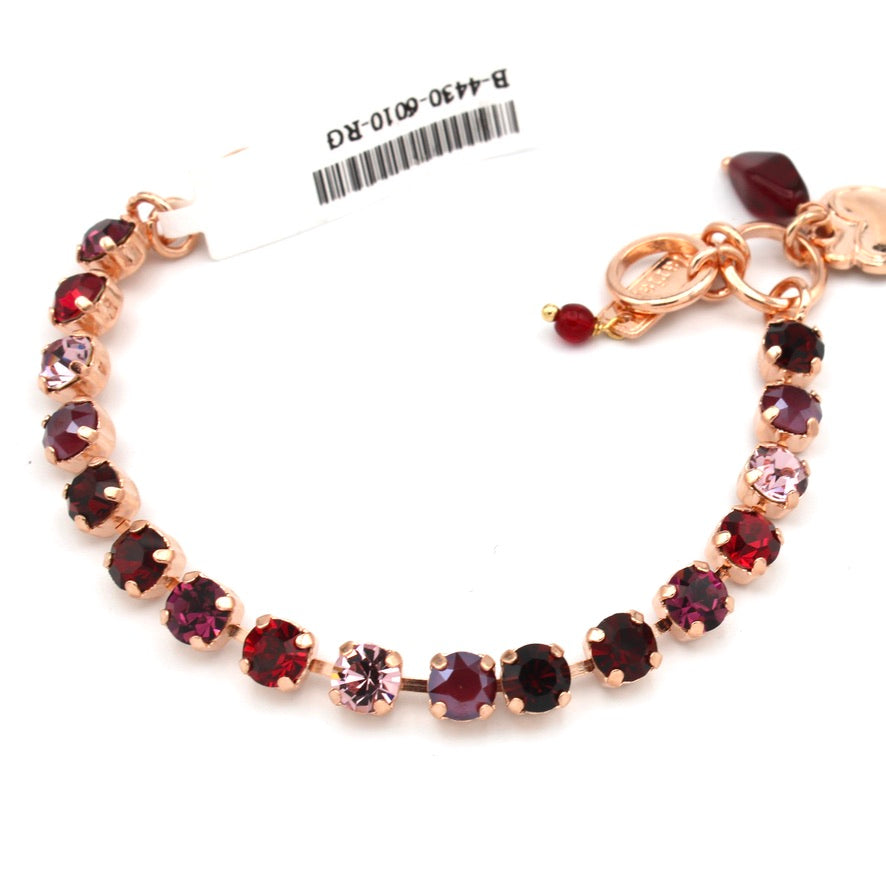 Cranberry Crush 6MM Everyday Bracelet in Rose Gold