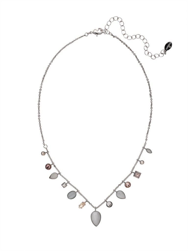 Elaina Tennis Necklace in Snow Bunny by Sorrelli