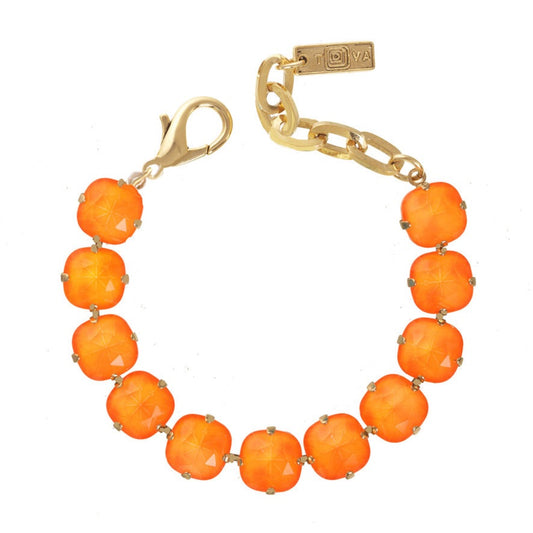 Indra Bracelet in Electric Orange