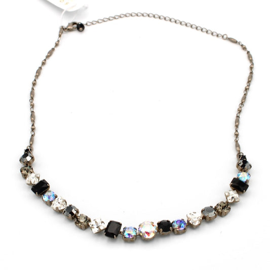 Papaver Tennis Necklace in Black Tie by Sorrelli