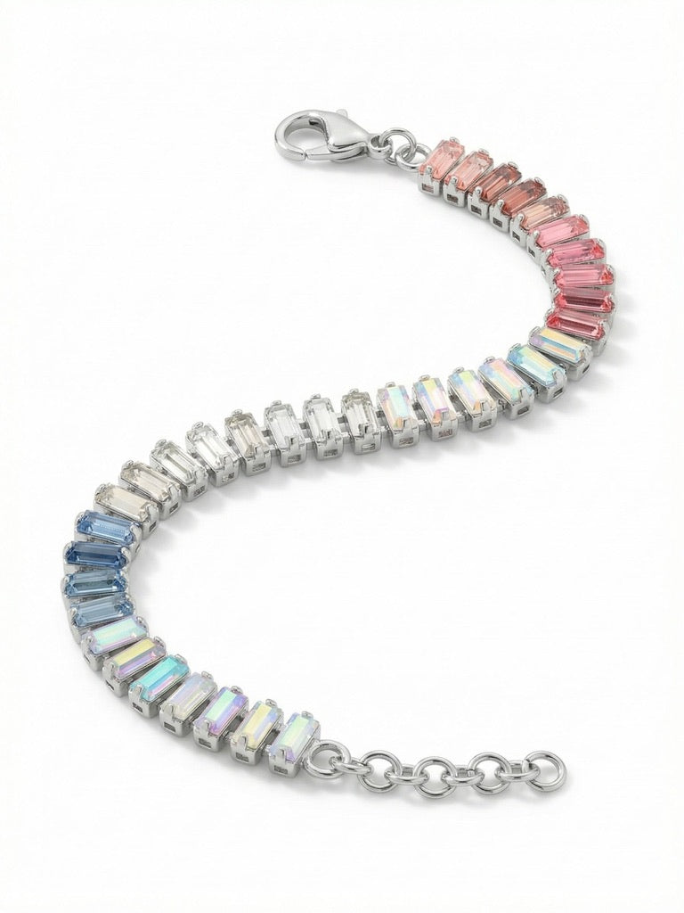 Bianca Tennis Bracelet in Peony Breeze by Sorrelli