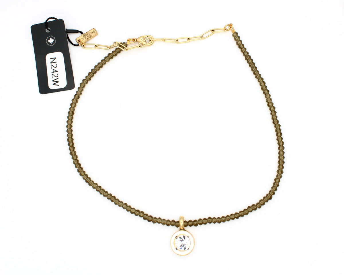 Dakota Necklace in White