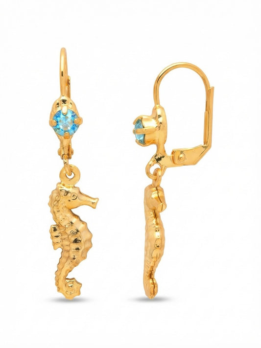 Coastal Dreams Seahorse Earrings by Sorrelli