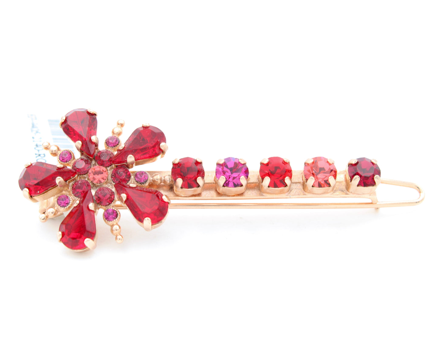 Firefly Collection Flower Barrette in Rose Gold