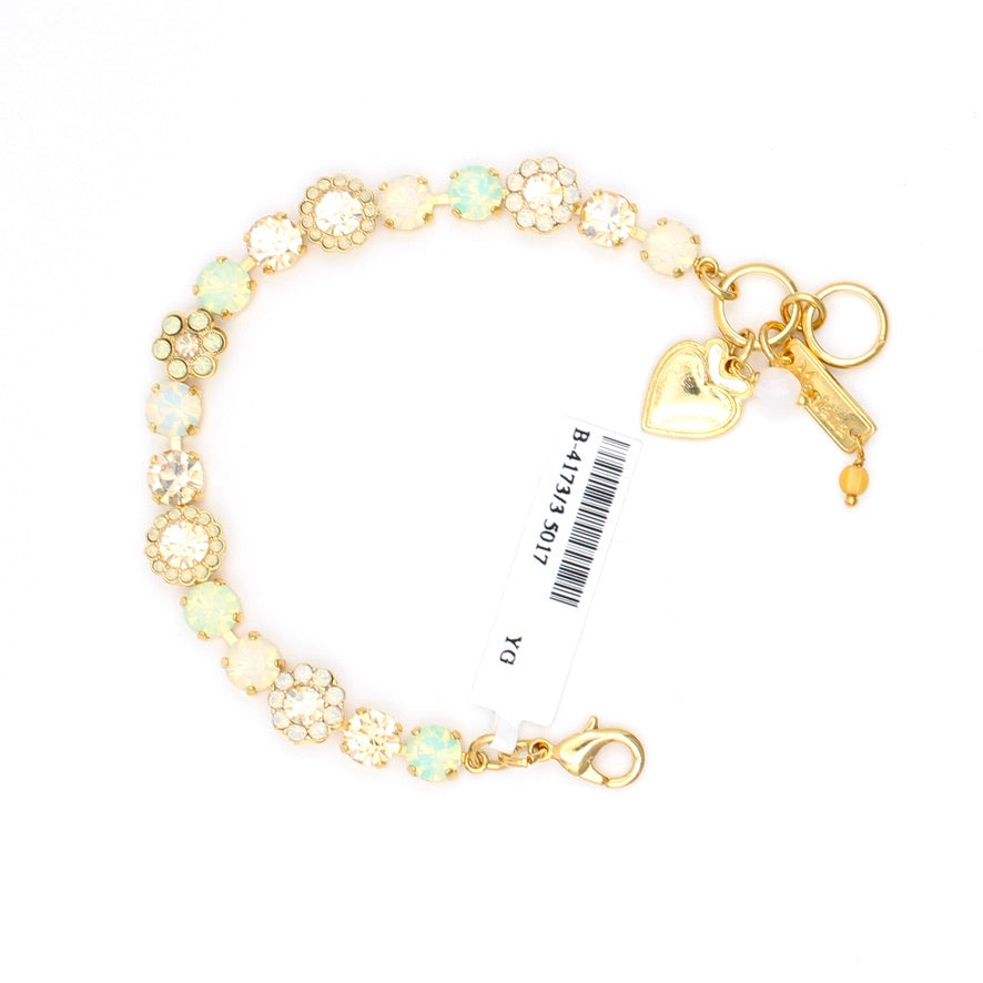 Seaglass Collection Medium Blossom Bracelet in Gold