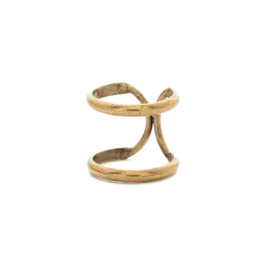 Running in Circles Stacked Ring in Antique Gold by Sorrelli