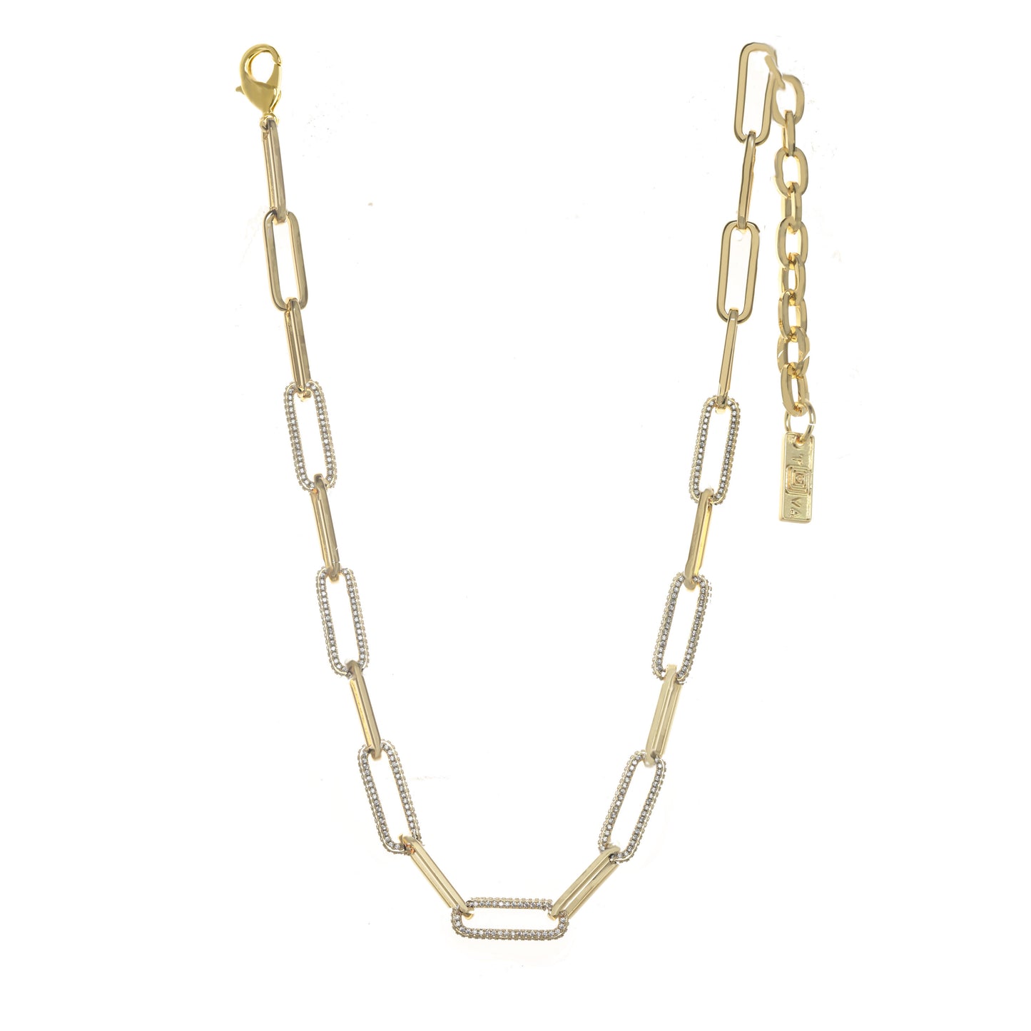 7 Links Emil Necklace in Clear