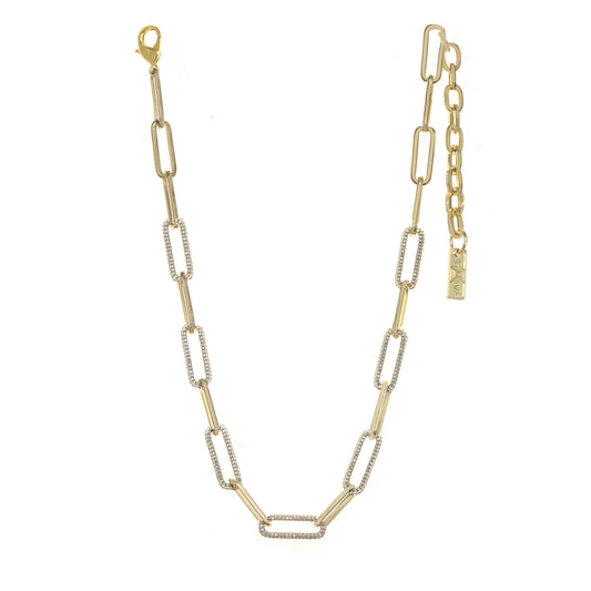 7 Links Emil Necklace in Clear