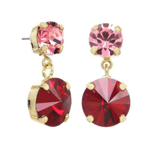 Felicia Earrings in Pink