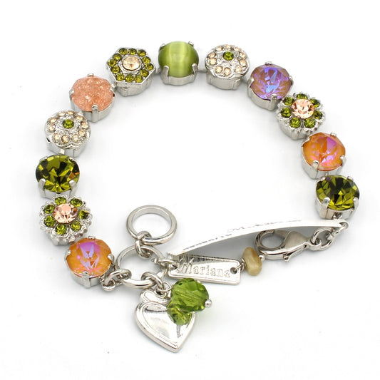 Olive Garnish Collection Large Cluster Bracelet