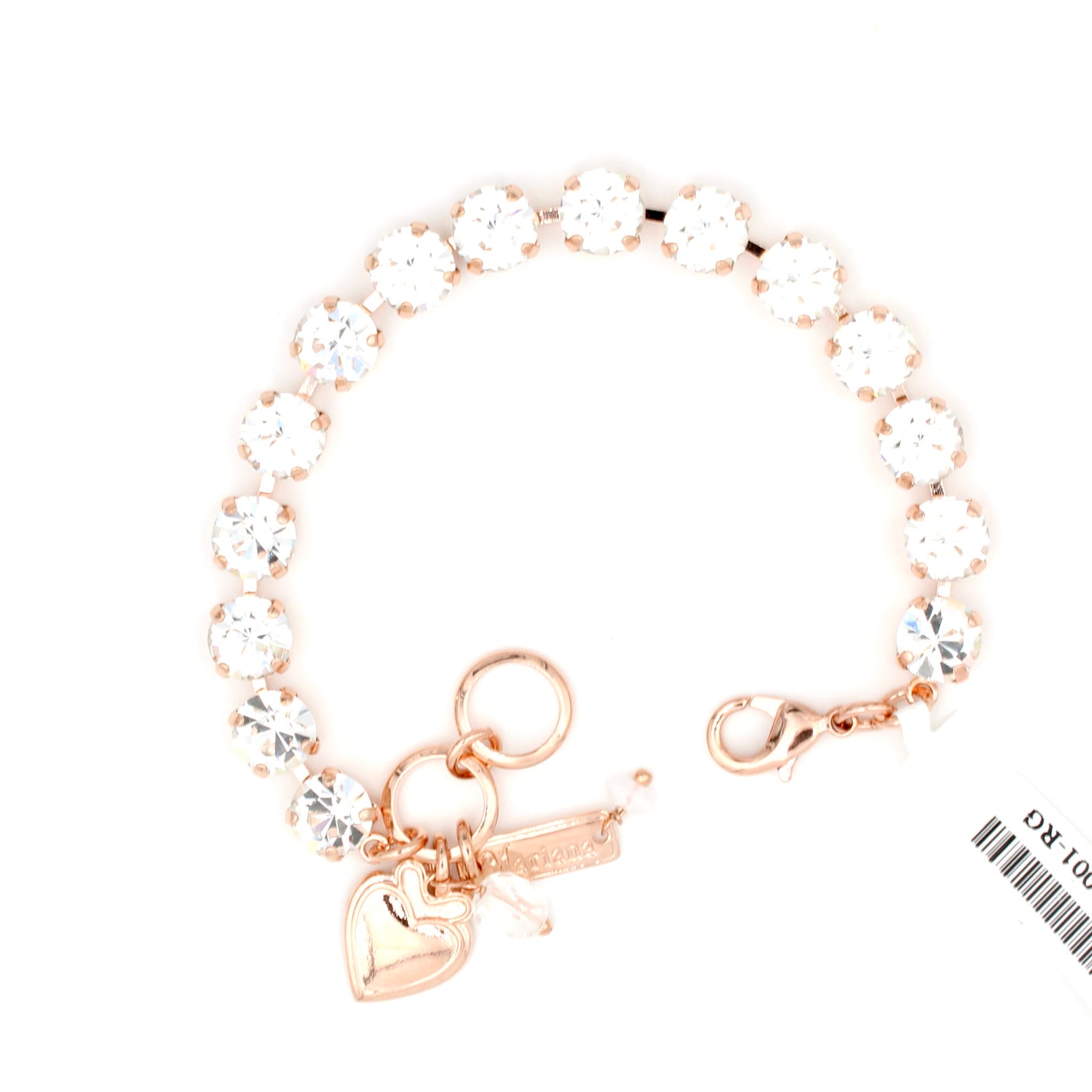 Clear Sparkly Medium Must Have Everyday Bracelet in Rose Gold - MaryTyke's
