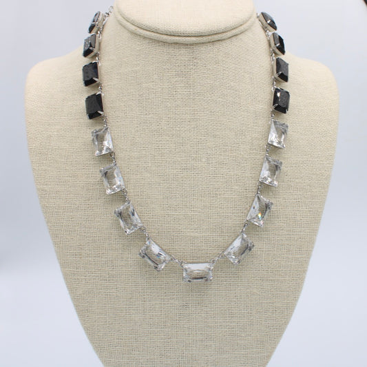 Julianna Mini Emerald Cut Statement Necklace